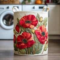 Rubina | Hand-Quilted Laundry Basket