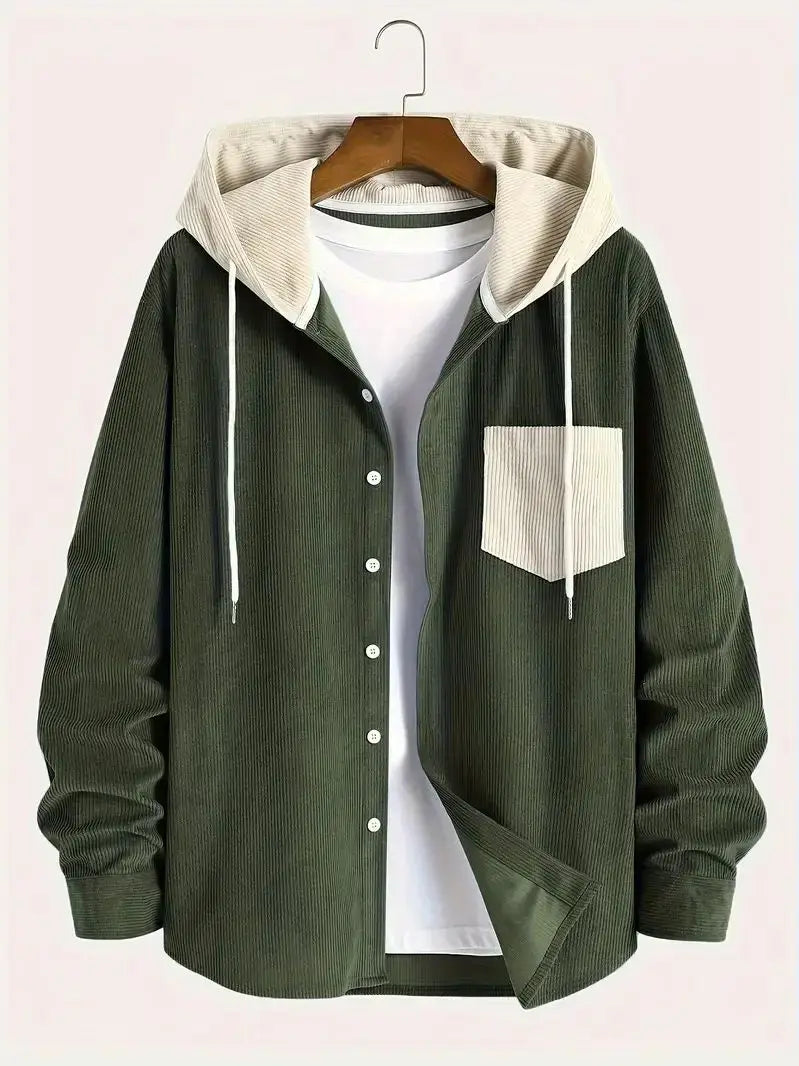 Xander Hooded Shirt Jacket