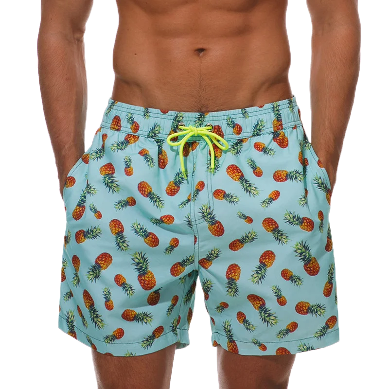 Coastal Pineapple Swim Shorts