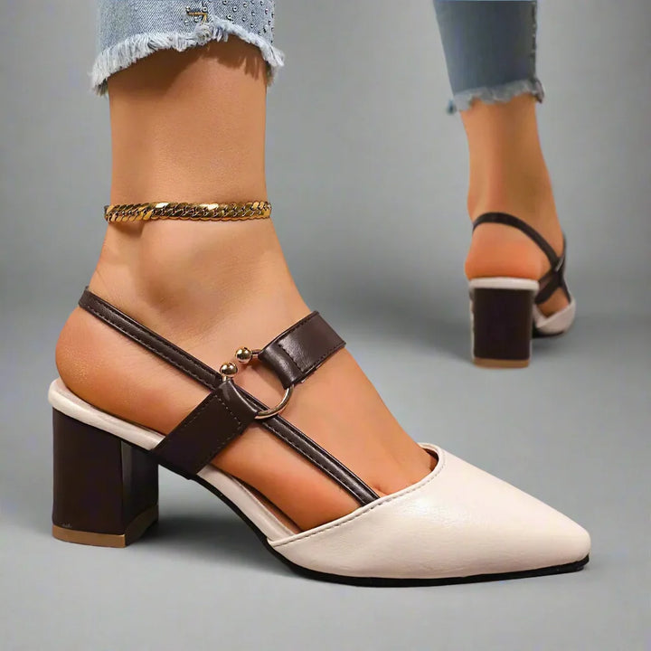 Claudia Block Heel Pumps
