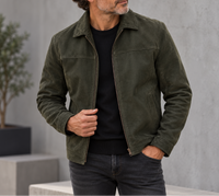 Andre Suede Trucker Jacket