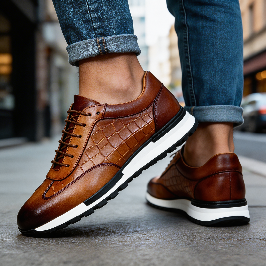 Antonio Leather Sneakers