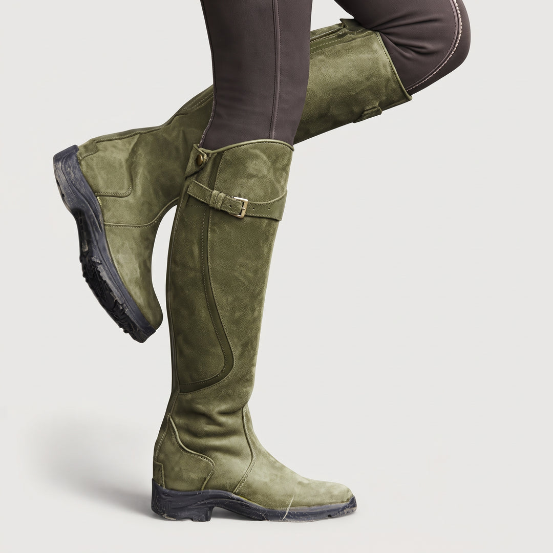 Arabella Tall Buckle Boots