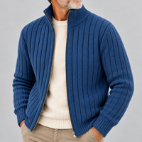 Vincent Ribbed Zip Sweater