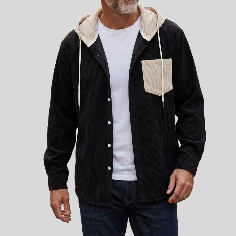 Xander Hooded Shirt Jacket