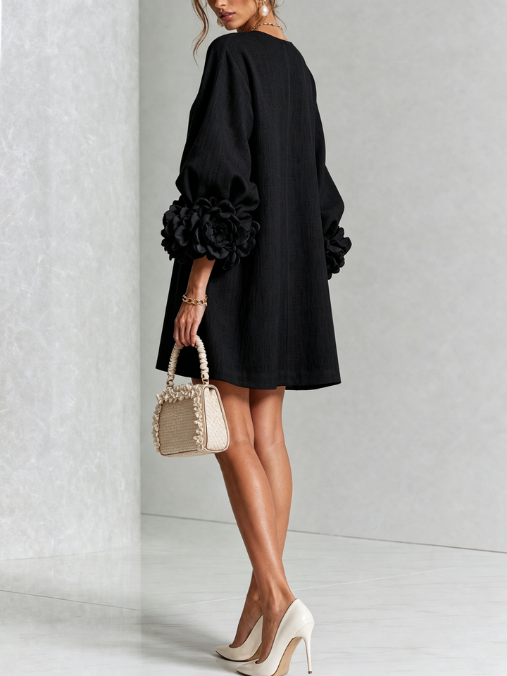 Clara Button Front Mini Dress