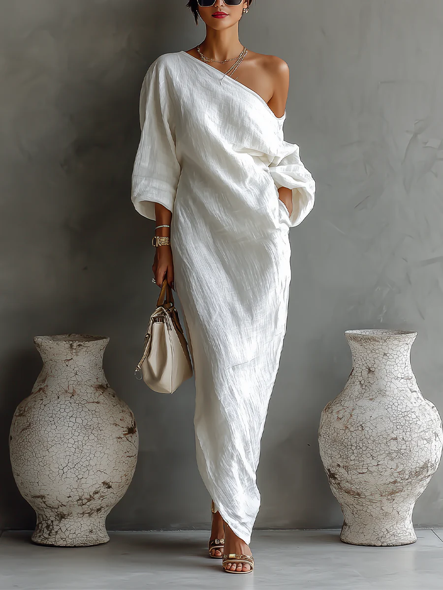 Clara One Shoulder Maxi Dress