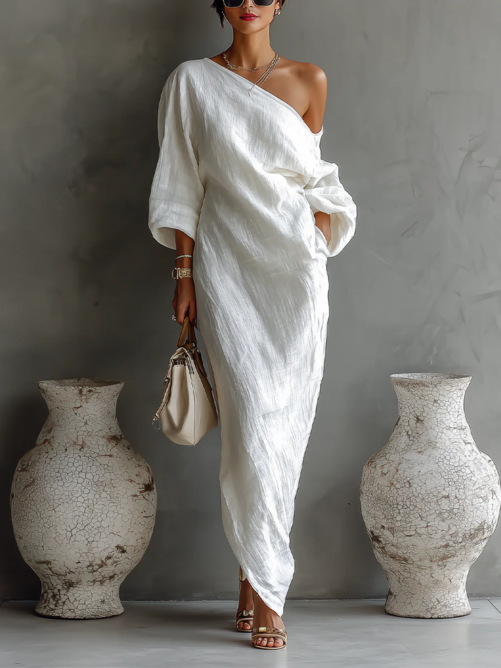 Clara One Shoulder Maxi Dress