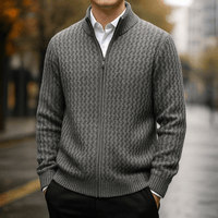 Harrison 100% Merino Wool Zip-Sweater
