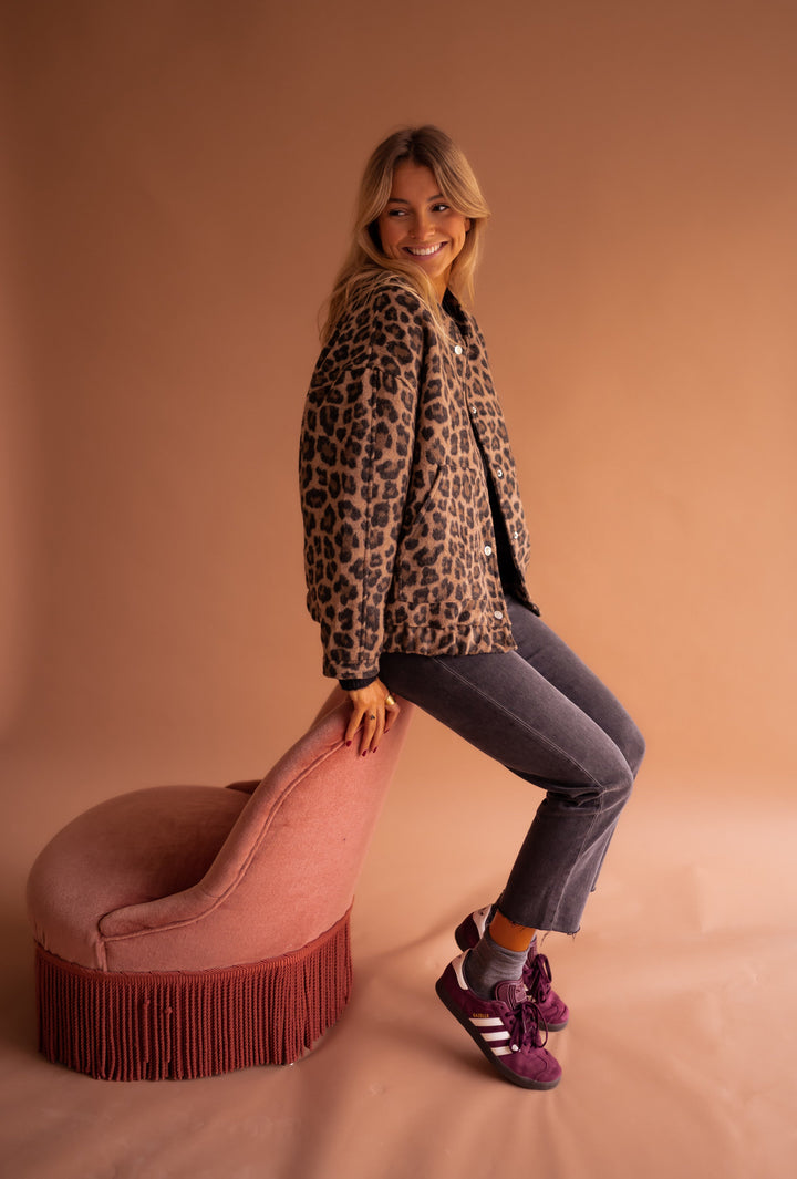 Roslyn Leopard Jacket