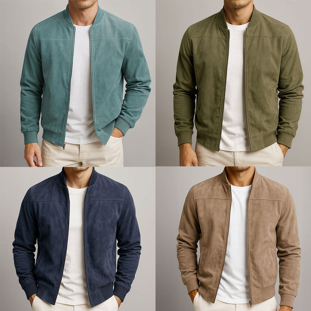 Mico - Suede Bomber Jacket