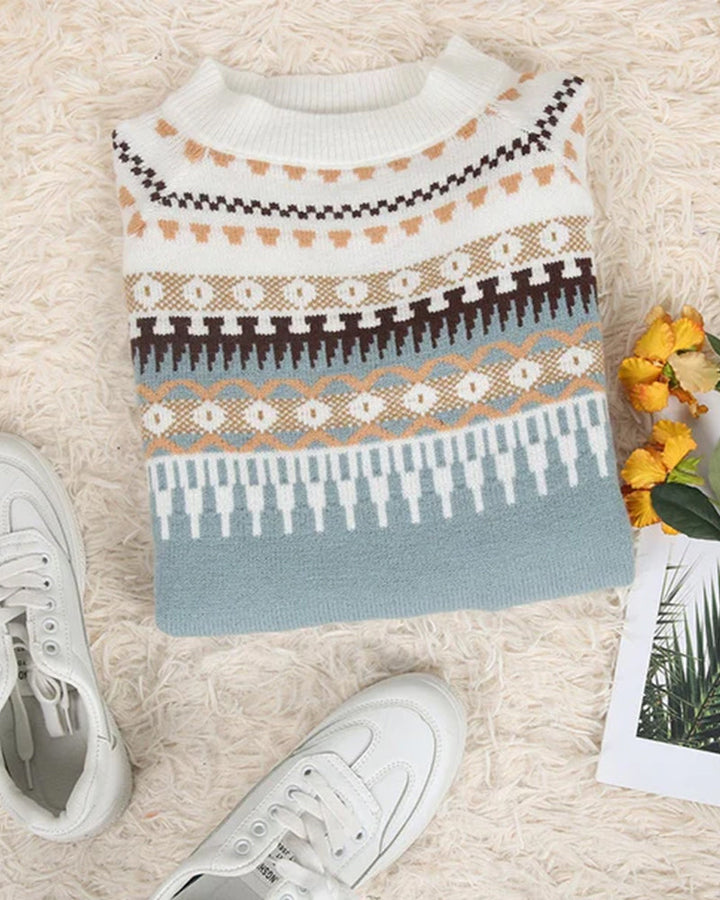 Camille Patterned Sweater
