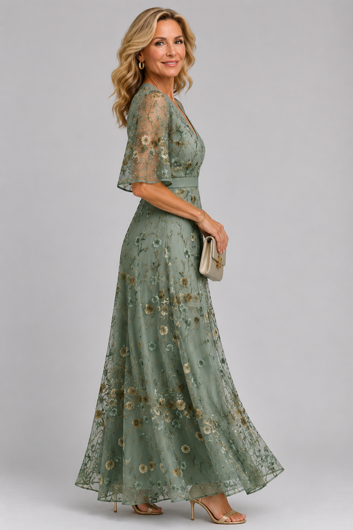 Caroline Floral Maxi Dress