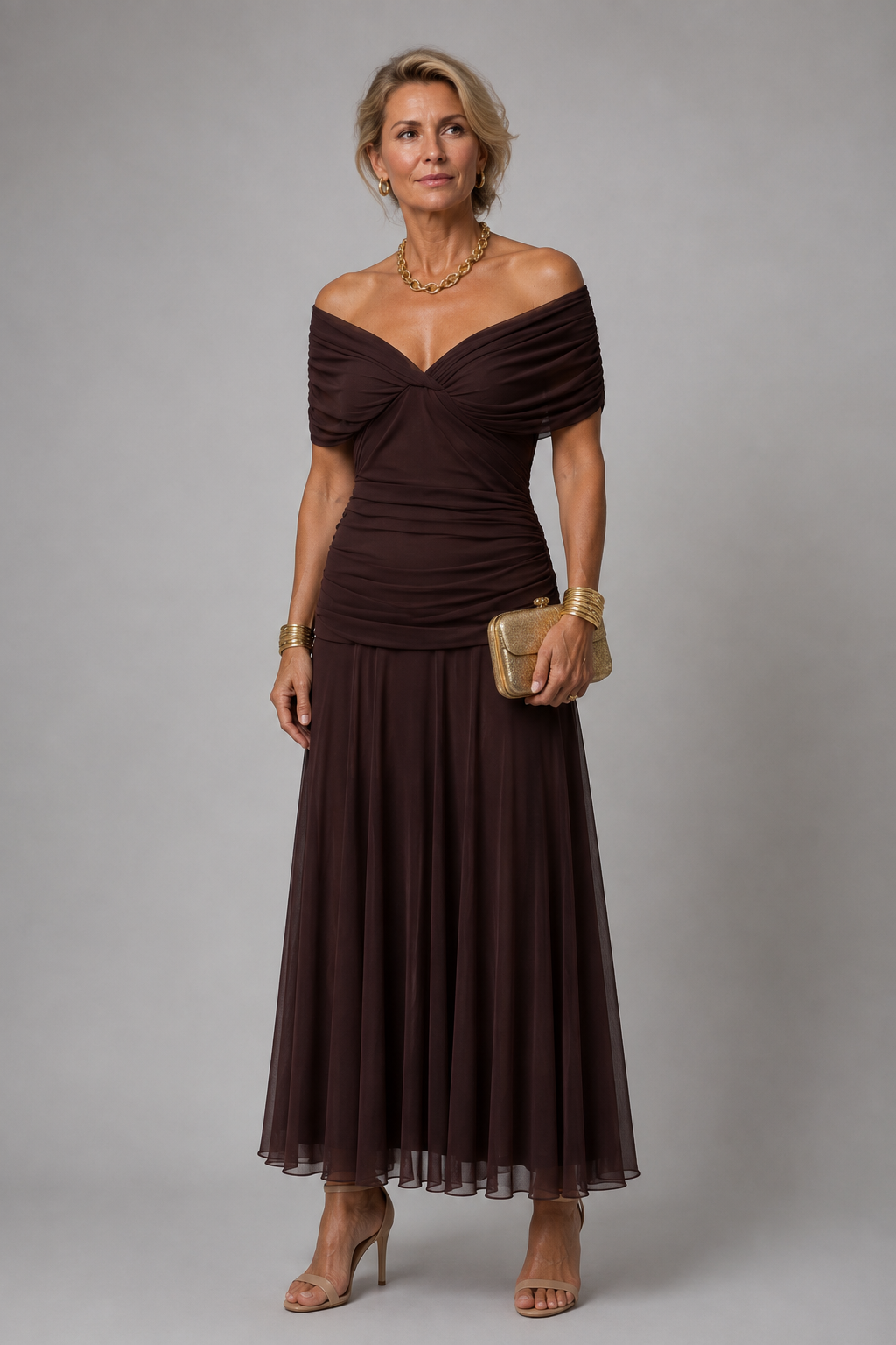 Diana Printed Midi Dress