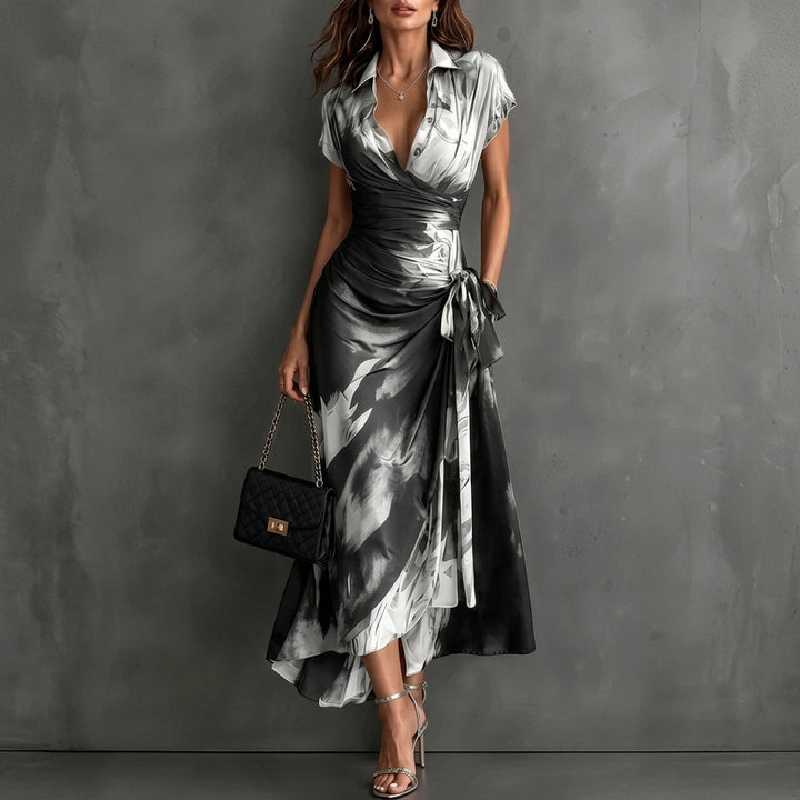 Peggy Draped Maxi Dress