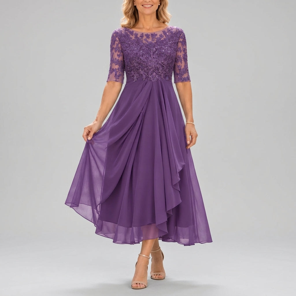 Eleanor Pleated Midi Dress