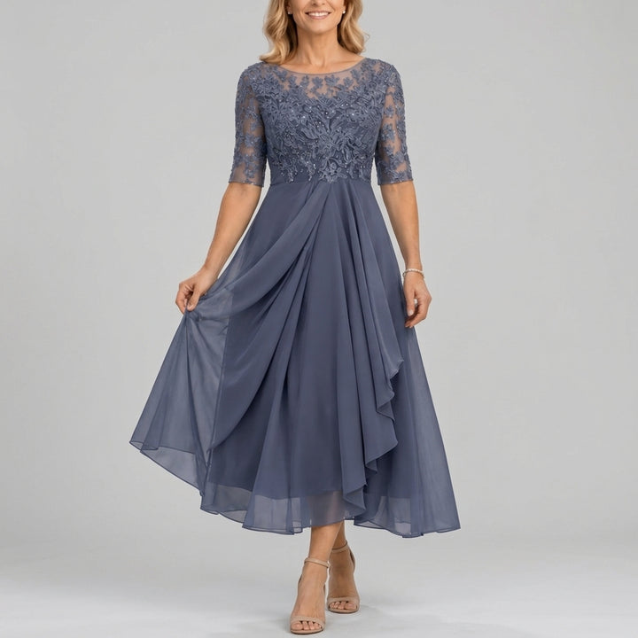 Eleanor Pleated Midi Dress