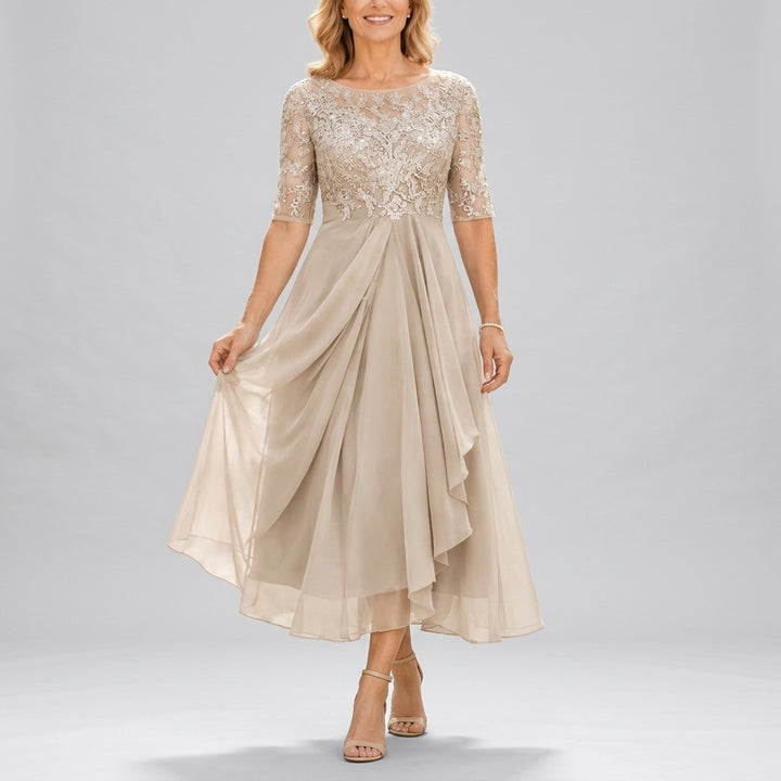 Eleanor Pleated Midi Dress