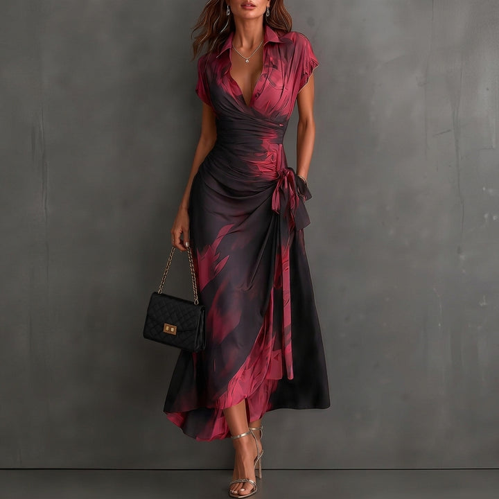 Peggy Draped Maxi Dress