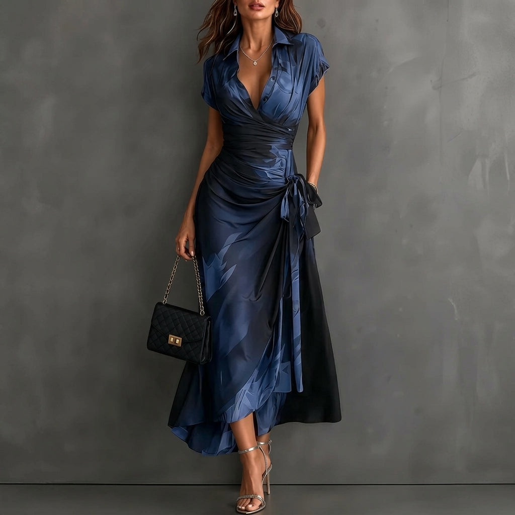 Peggy Draped Maxi Dress