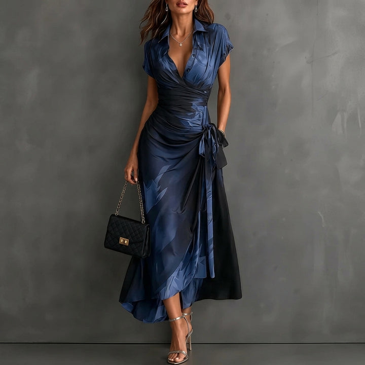 Peggy Draped Maxi Dress