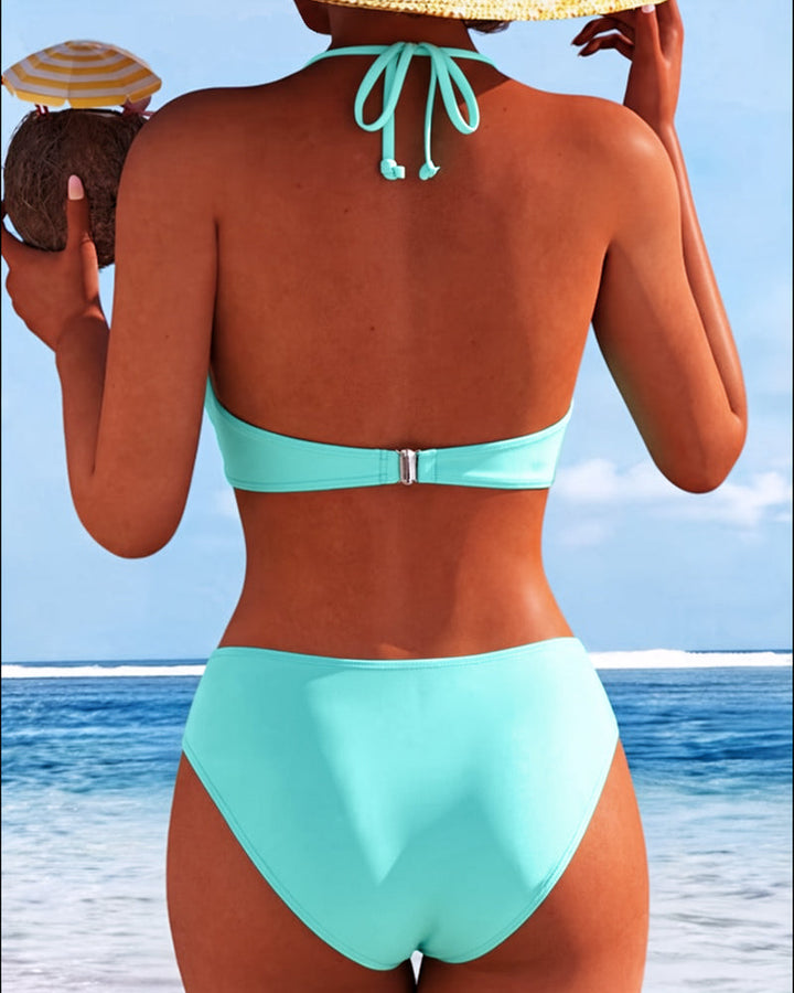 Nora Textured Bikini Set