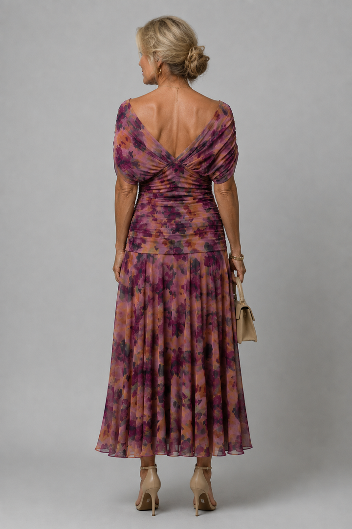 Diana Printed Midi Dress