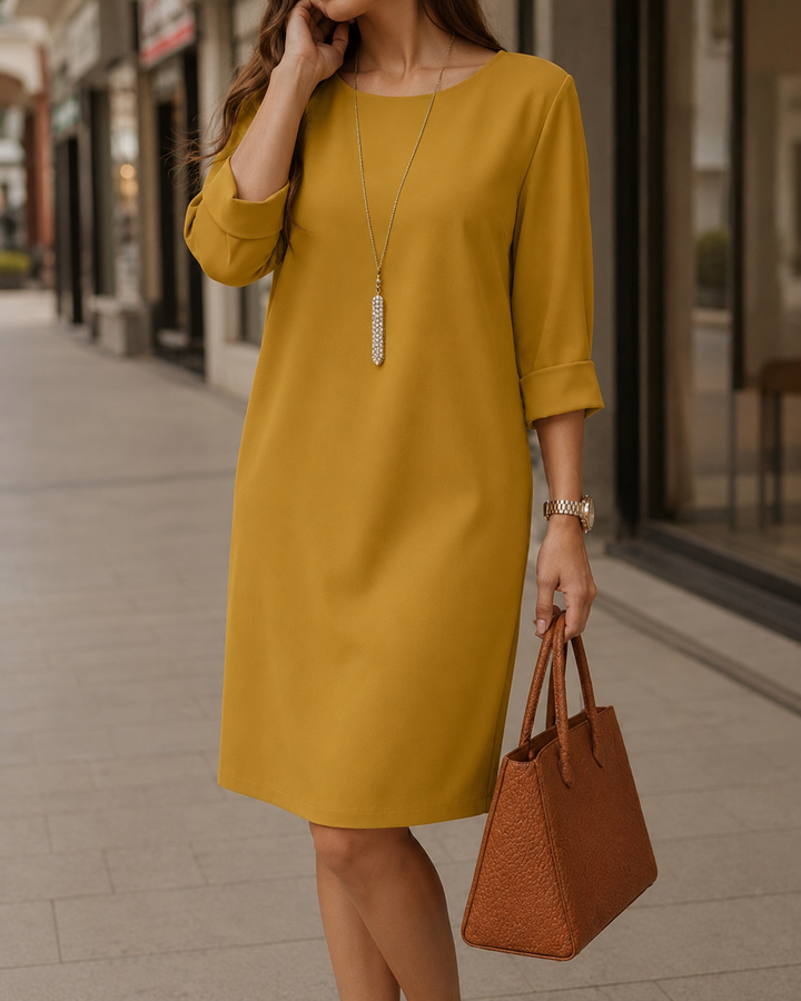 Maribel Shift Midi Dress