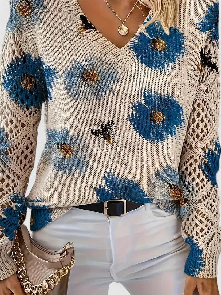 Allison Floral Sweater
