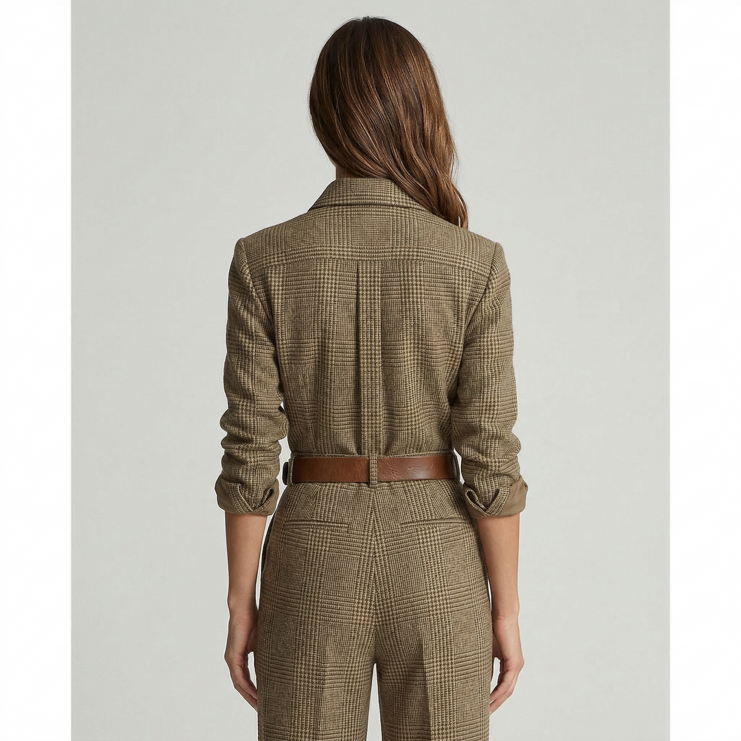 Caroline Belted Utility Jumpsuit