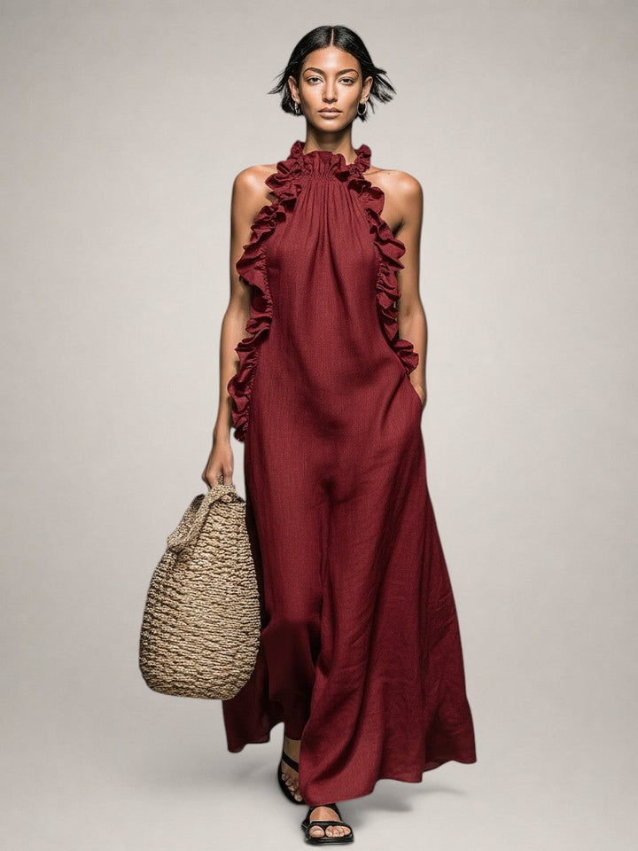 Victoria Draped Maxi Dress