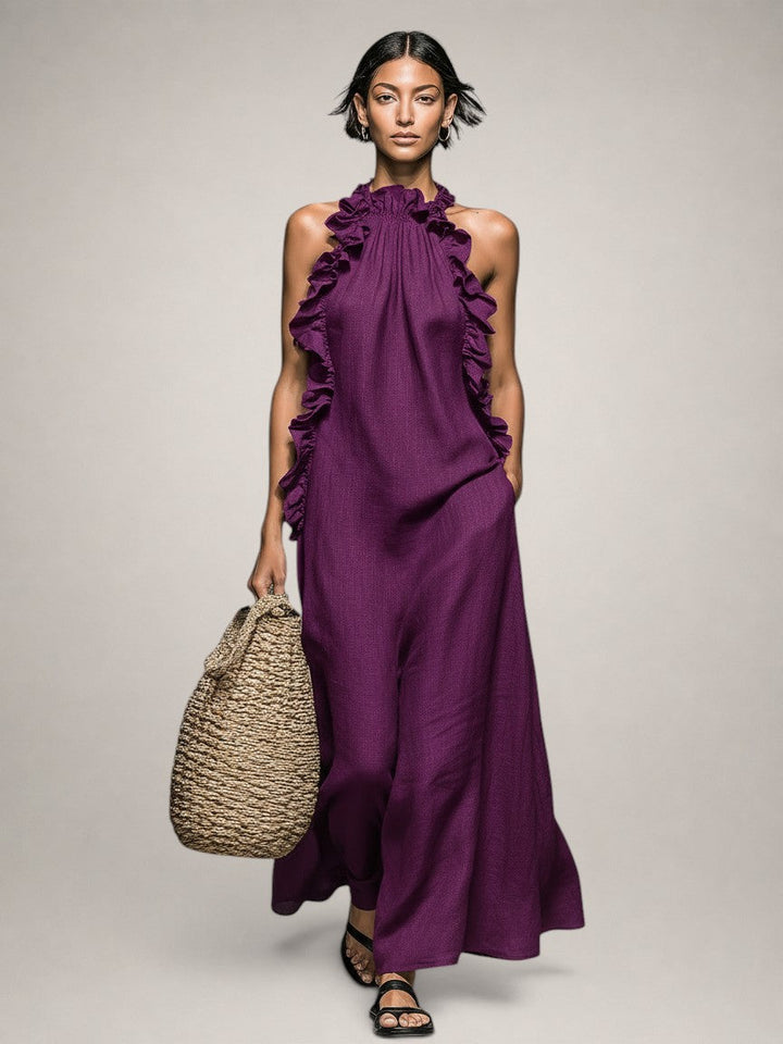 Victoria Draped Maxi Dress