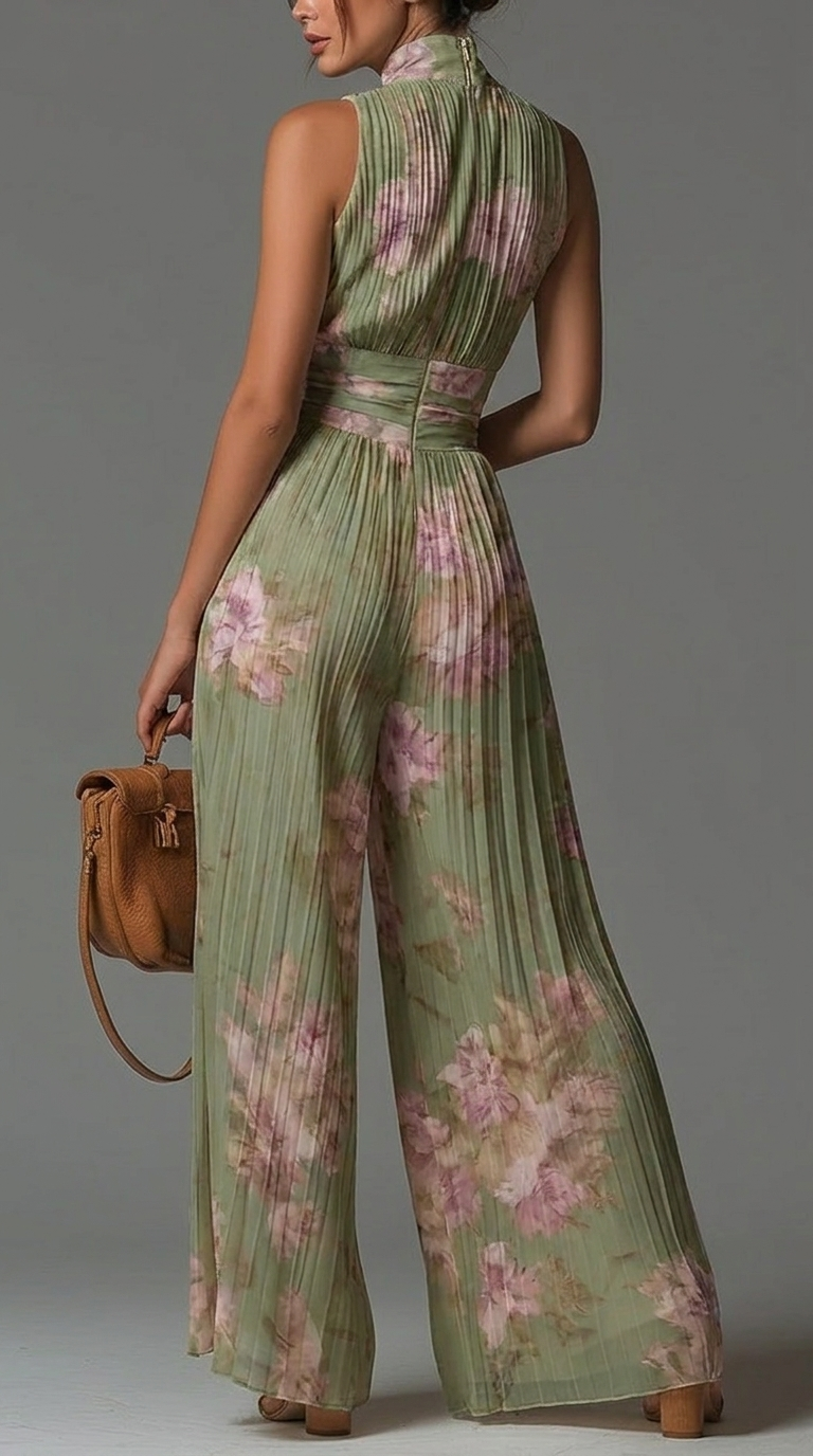 Elizabeth Floral Wide-Leg Jumpsuit