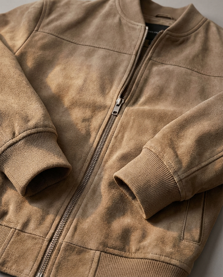 Mico - Suede Bomber Jacket