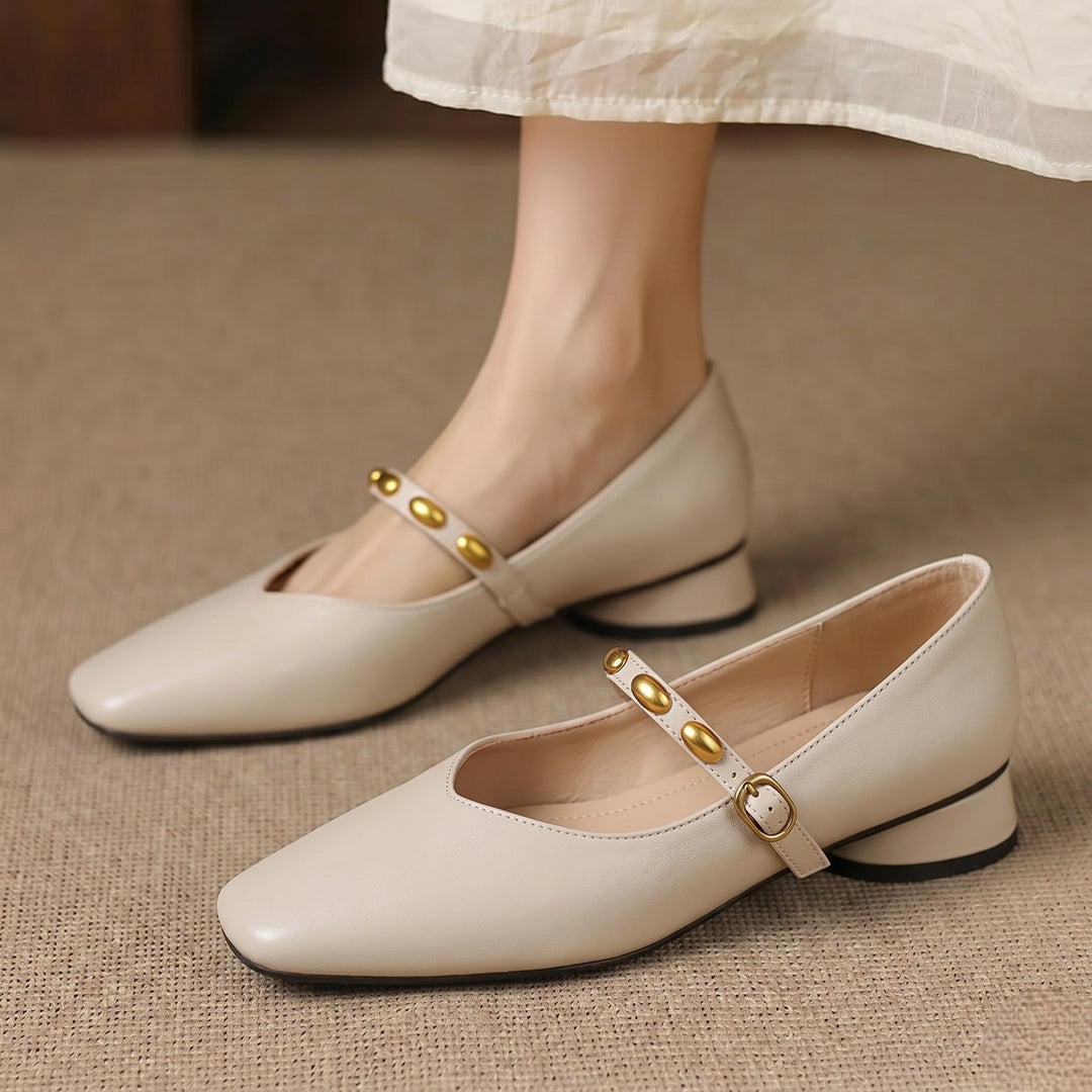 Adelaide Studded Mary Jane Pumps