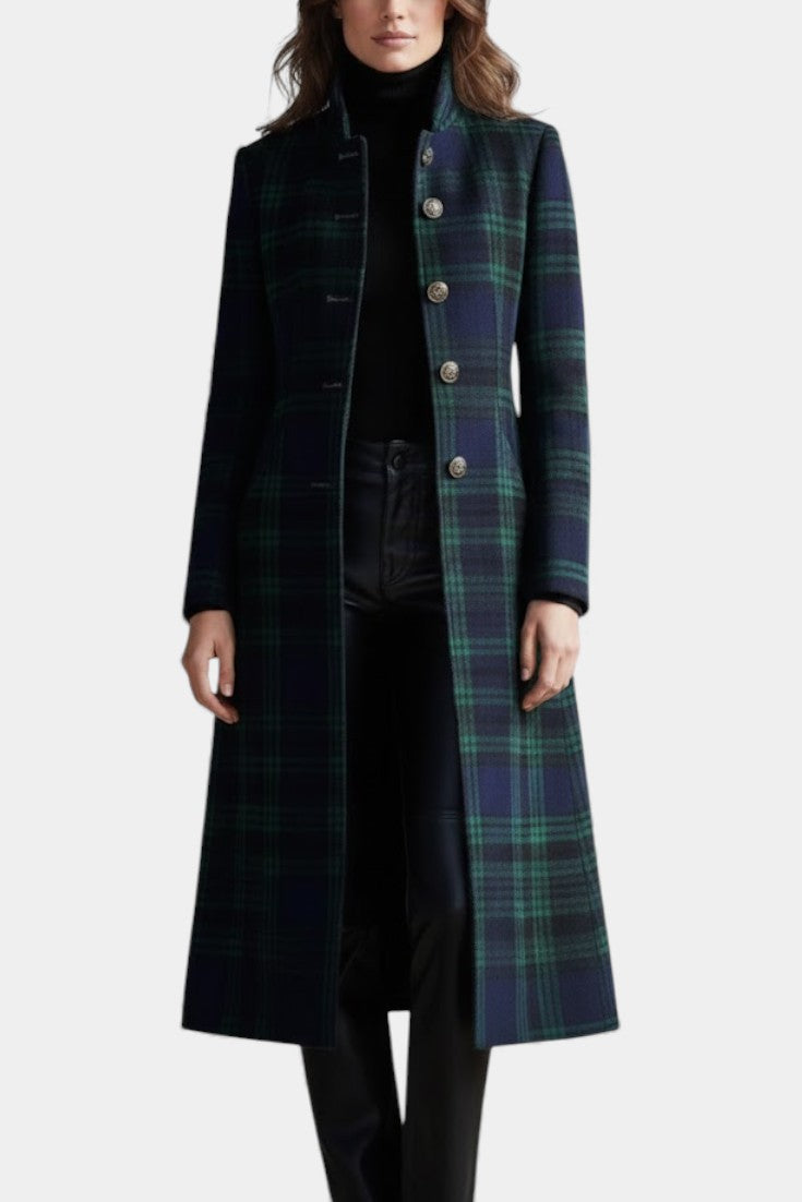 Glendine Plaid Coat