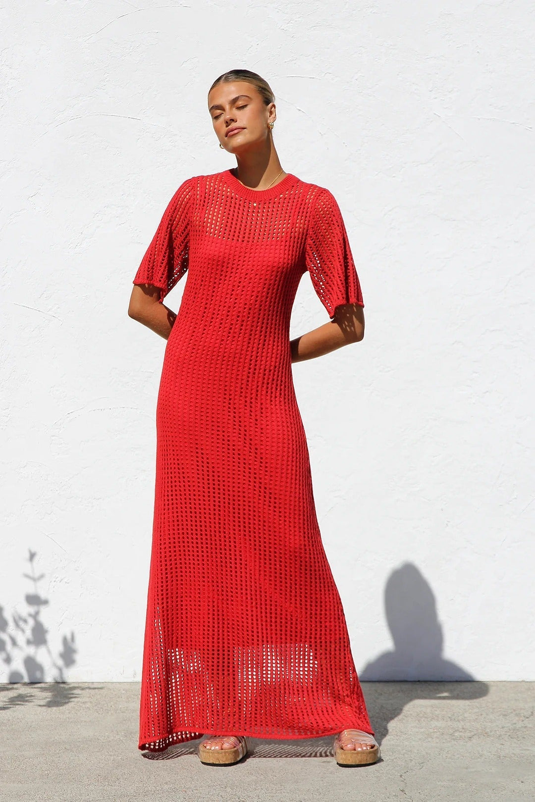 Judith Textured Maxi Dress