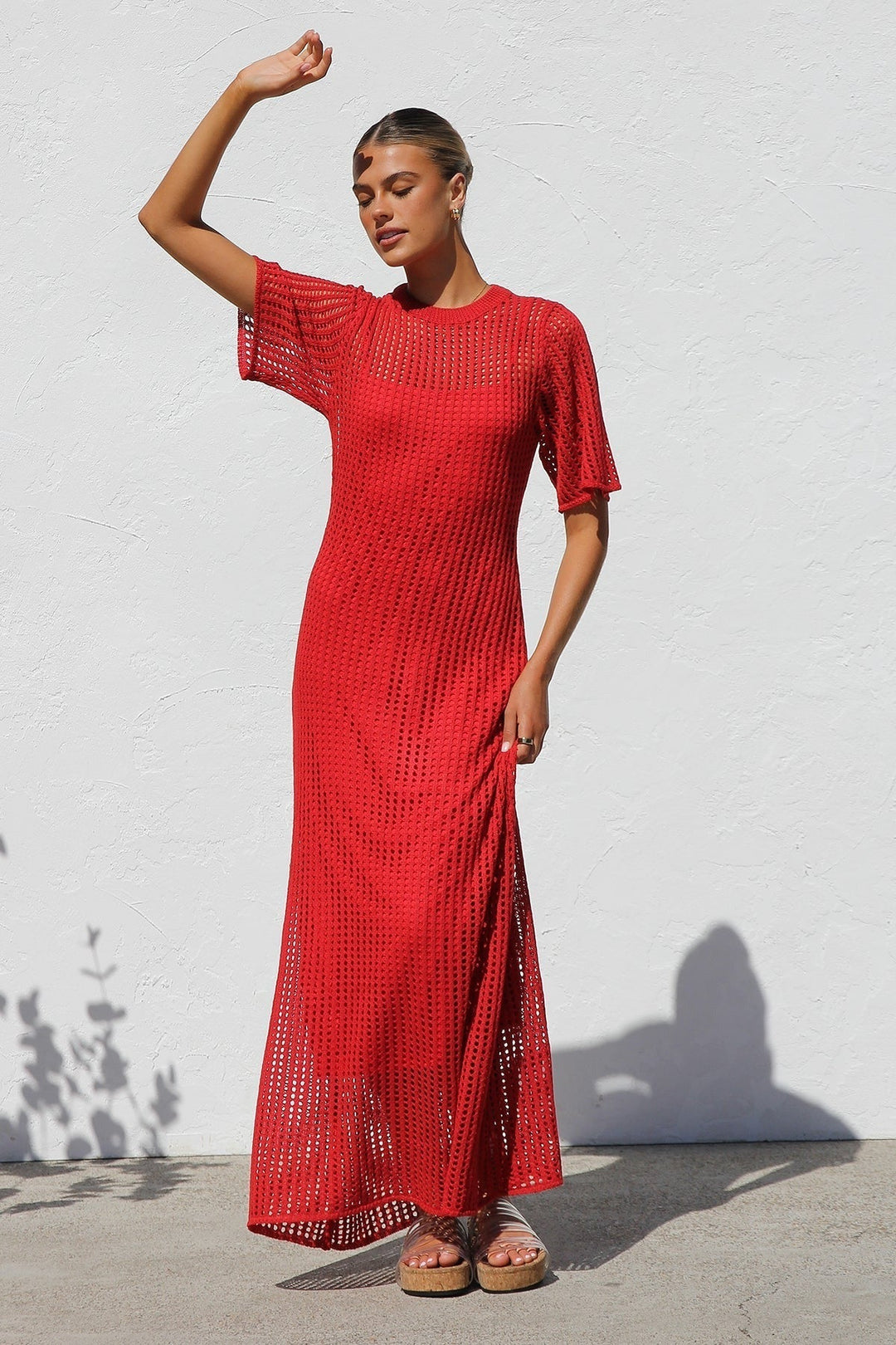 Judith Textured Maxi Dress