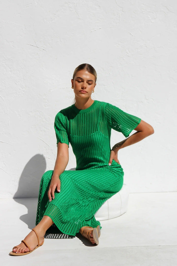 Judith Textured Maxi Dress