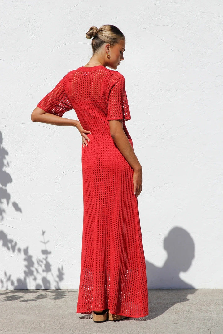 Judith Textured Maxi Dress