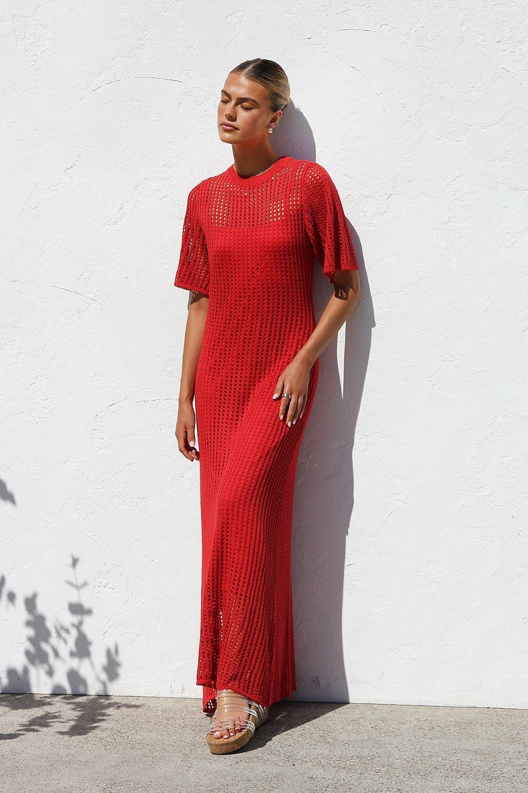 Judith Textured Maxi Dress