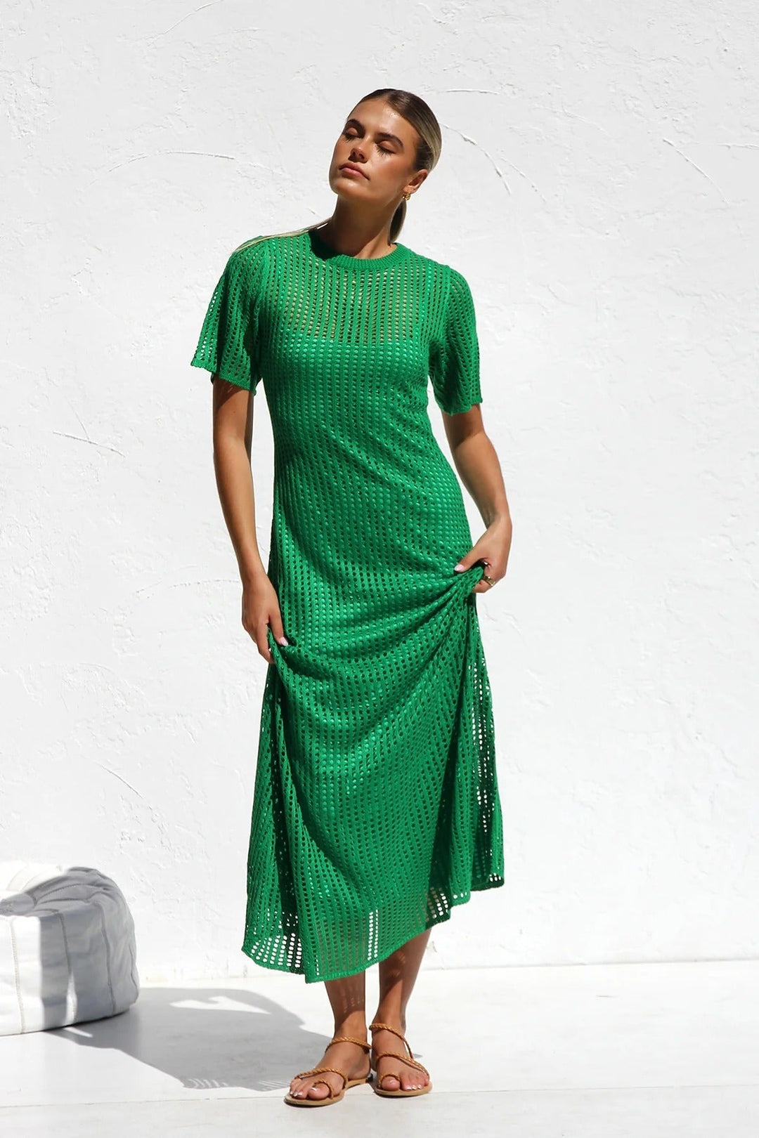 Judith Textured Maxi Dress