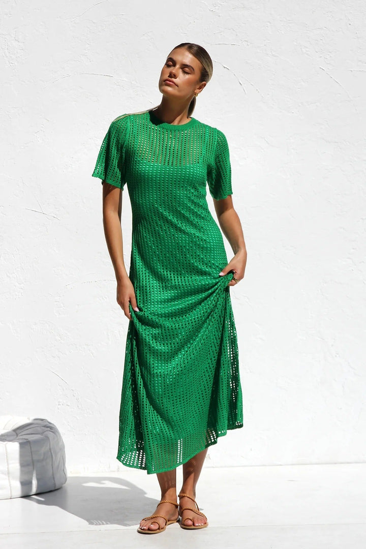 Judith Textured Maxi Dress