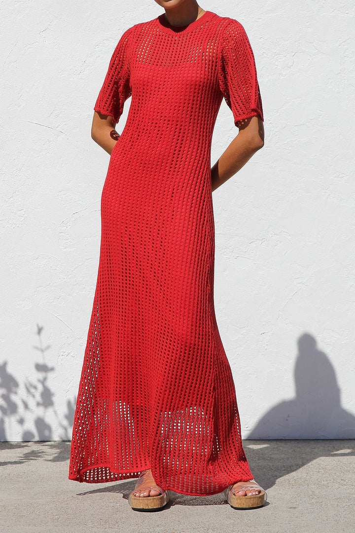 Judith Textured Maxi Dress