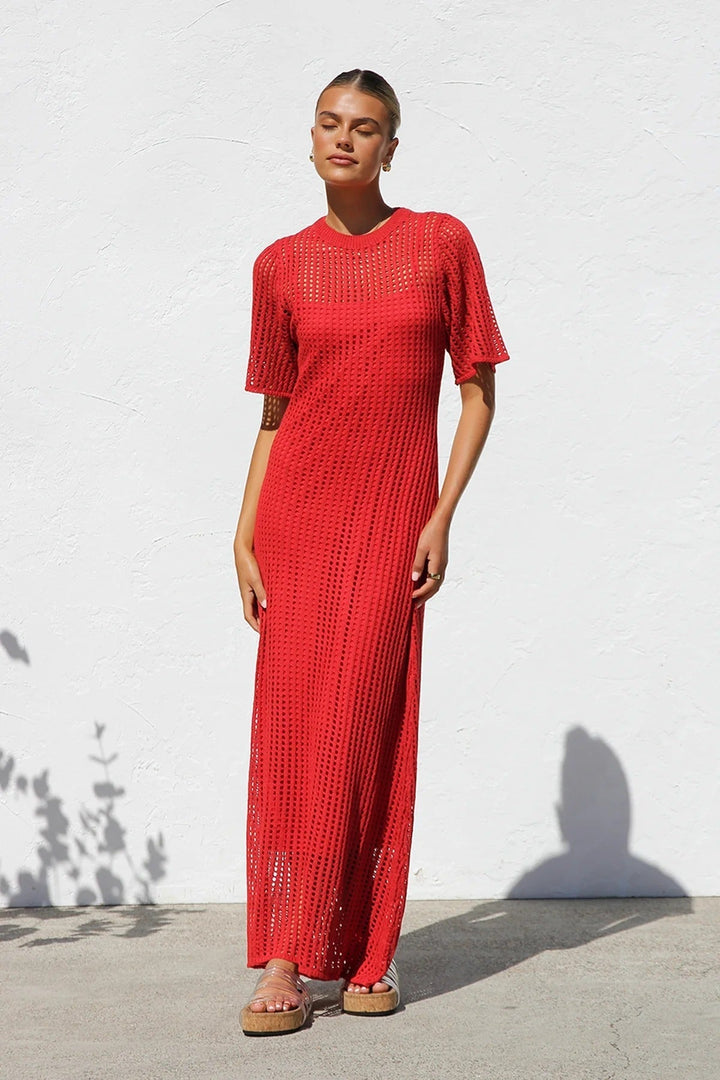 Judith Textured Maxi Dress