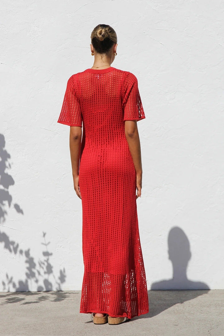 Judith Textured Maxi Dress