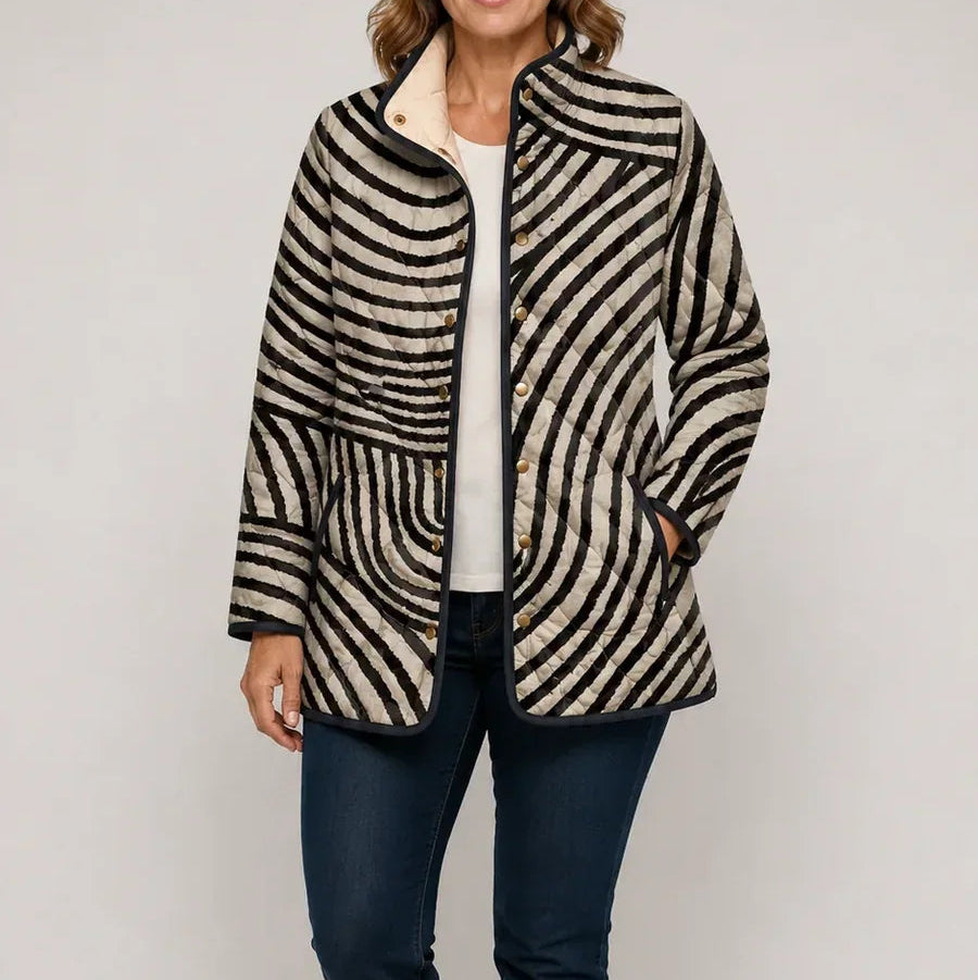 Coraline Printed Quilted Jacket