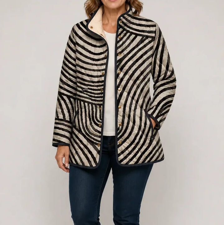 Coraline Printed Quilted Jacket