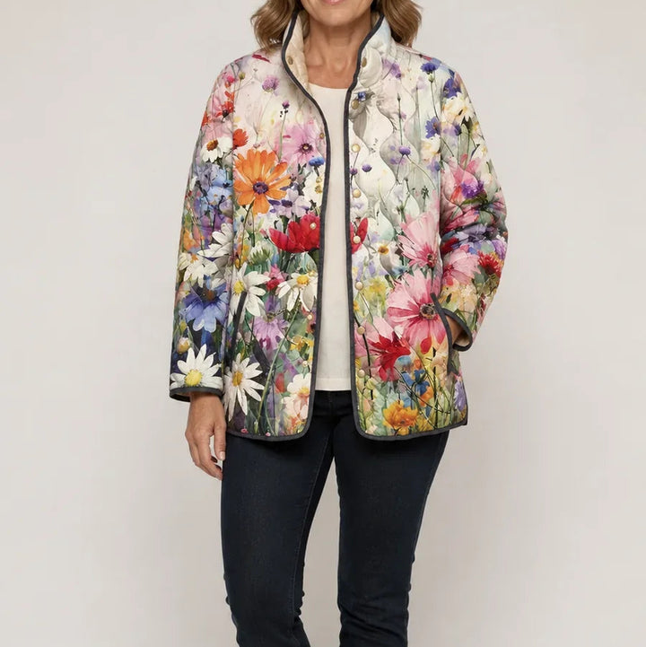 Coraline Printed Quilted Jacket
