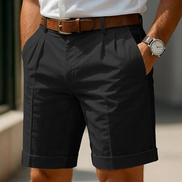 Grant Tailored Pleated Shorts